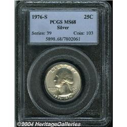 1976-S[25C] Silver MS68 PCGS.