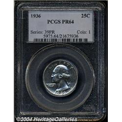 1936[25C] PR64 PCGS.