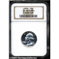 1954[25C] PR69 Cameo NGC.