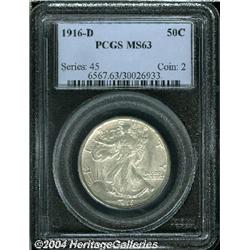 1916-D[50C] MS63 PCGS.