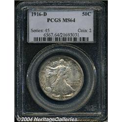 1916-D[50C] MS64 PCGS.