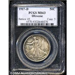 1917-D[50C] Obverse MS63 PCGS.
