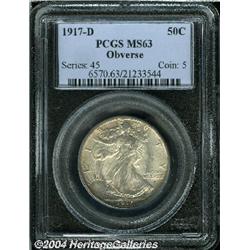 1917-D[50C] Obverse MS63 PCGS.