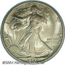 1917-S[50C] Obverse MS65 PCGS.