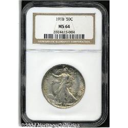 1918[50C] MS64 NGC.