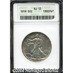 1919[50C] AU55 ANACS.