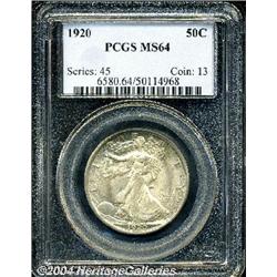 1920[50C] MS64 PCGS.