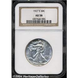 1927-S[50C] AU58 NGC.