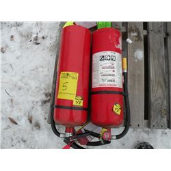 Qty 2 fire extinguishers