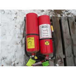 Qty 2 fire extinguishers
