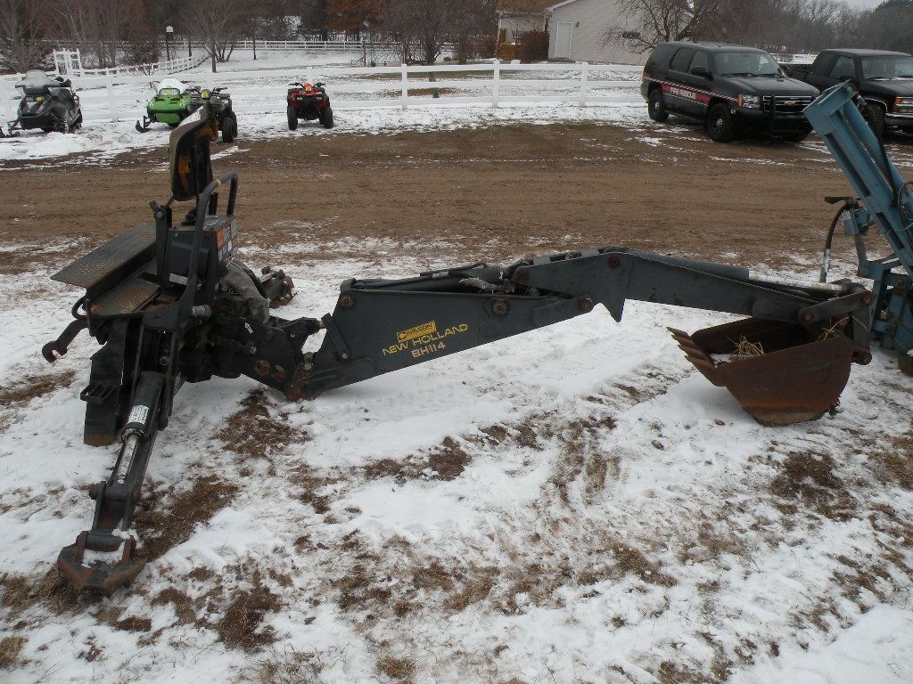 New Holland Model BH114 backhoe attachment