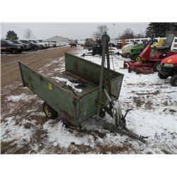 Pull-behind garden trailer