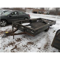 2016 Homemade 7x14 trailer Perm Reg#-ADPC695