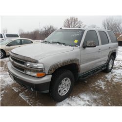 2004 Chev Tahoe SN#-1GNEK13Z84R290626