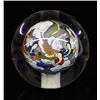 Image 1 : Glass Orb Reverse Painting Japanese Paperweight