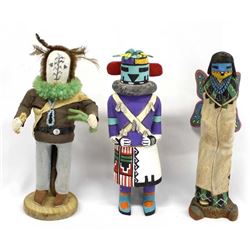 3 Native American Hopi Kachinas