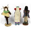 Image 2 : 3 Native American Hopi Kachinas