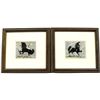 Image 1 : 2 Native American Apache Prints by Frank Vigil