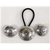 Image 1 : Sterling Clip-On Earrings & Ponytail Holder