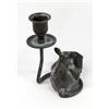 Image 2 : Cast Iron Mouse Reading a Book Candleholder