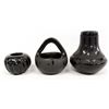 Image 2 : 3 Native American Santa Clara Pottery Jars