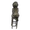 Image 2 : Art Nouveau Bronze Boy on Stool by Juan Clara