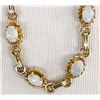 Image 1 : 14K Gold and Opal Link Bracelet