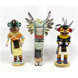 3 Native American Hopi Kachinas