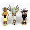 Image 2 : 3 Native American Hopi Kachinas