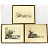 Image 1 : 3 Framed Rembrandt Etching Prints