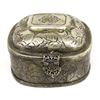 Image 1 : Vintage Mexican Lidded Stamped Tin Trinket Box