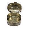 Image 3 : Vintage Mexican Lidded Stamped Tin Trinket Box