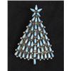 Image 1 : Navajo Silver Turquoise Christmas Tree Pin Pendant