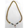 Image 1 : Northern Plains Indian Beaded Sweetgrass Necklace