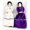 Image 1 : 2 Native American Traditional Navajo Cloth Dolls