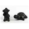 Image 2 : 3 Native American Santa Clara Pottery Miniatures
