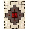 Image 2 : Gorgeous Brand New Anasazi Traders 100% Wool Rug