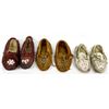 Image 1 : 3 Pairs of Native American Leather Moccasins