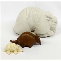 3 Armadillo Collectibles