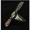 Image 2 : Vintage Navajo Sterling Multi-Stone Ring, Size 8