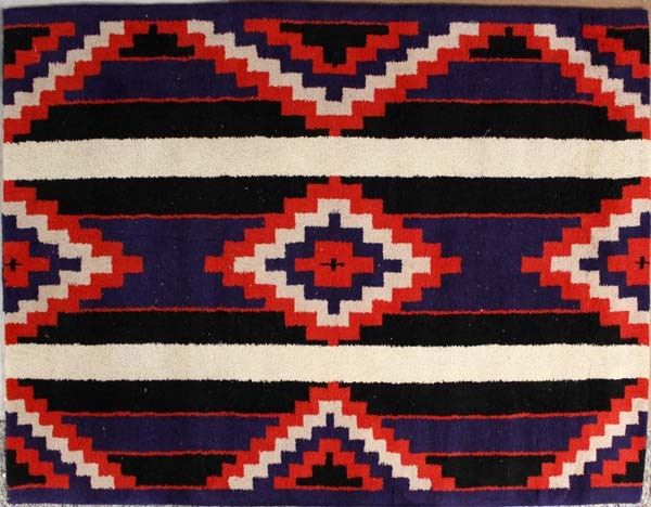 Gorgeous Brand New Anasazi Traders 100% Wool Rug