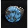Image 1 : Vintage Navajo Sterling Turquoise Ring, Size 7.5