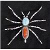 Image 1 : Native American Navajo Sterling Turquoise Pendant