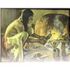 Image 3 : 2 Vintage Native American Framed Prints