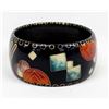 Image 1 : Beautiful Inlay Cloisonne' Bangle Bracelet
