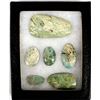 Image 2 : 6 Nevada Turquoise Cabochons, 172.55 Carats