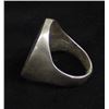 Image 2 : Vintage Navajo Sterling Chip Inlay Ring, Size 10