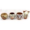 Image 1 : 4 Pieces of Native American Jemez Pottery