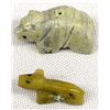 Image 2 : 4 Carved Stone Fetishes, Some Native American