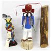 Image 2 : 3 Native American Kachina Dolls